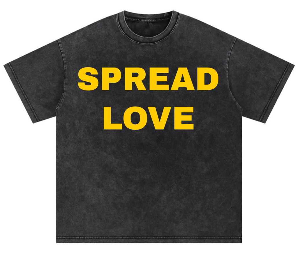 Spread Love Yellow Tee