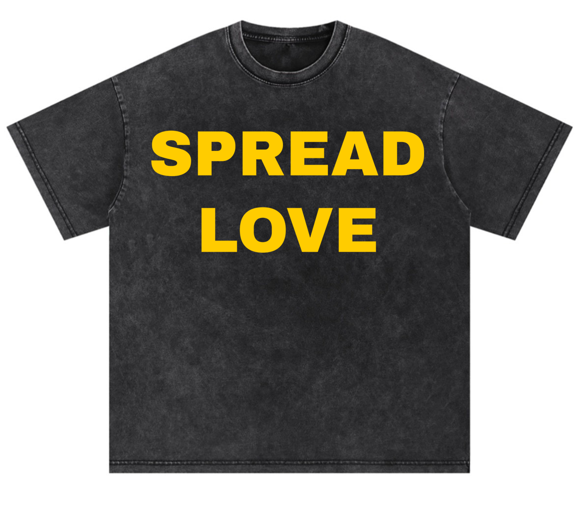 Spread Love Yellow Tee